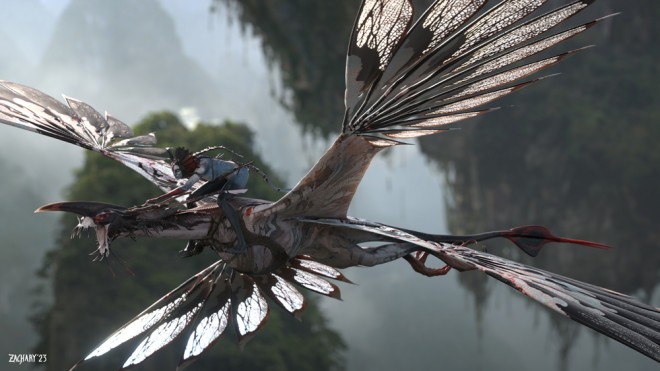 Concept art from Avatar: Fire and Ash
